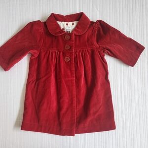Carter's Red Polka Dot Lining Baby Jacket Coat 6 Months